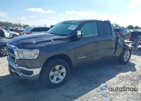 2021 Ram 1500 Big Horn 4X4 6'4 Box from USA, damaged, VIN 1C6SRFBT7MN809441